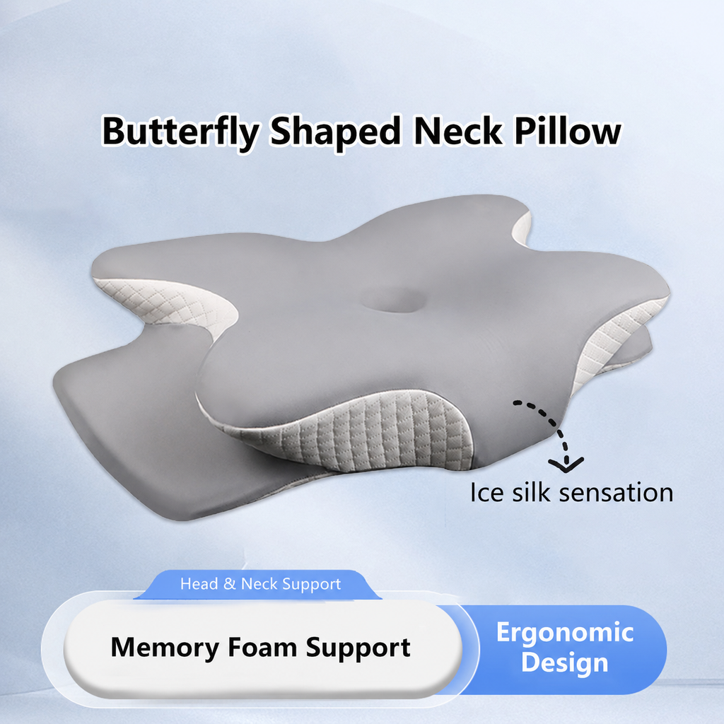 Cervical Pillow - Butterfly Shaped Memory Foam