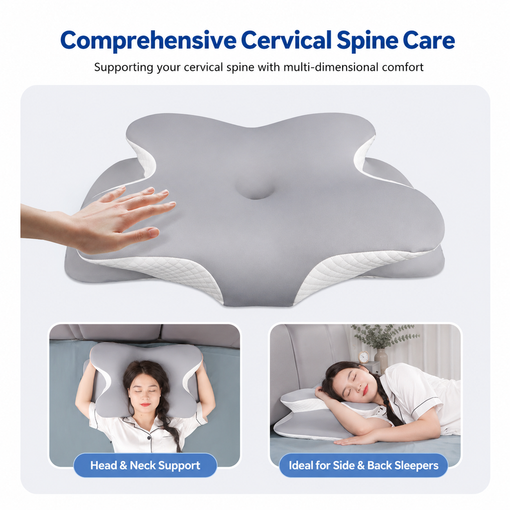 Cervical Pillow - Butterfly Shaped Memory Foam